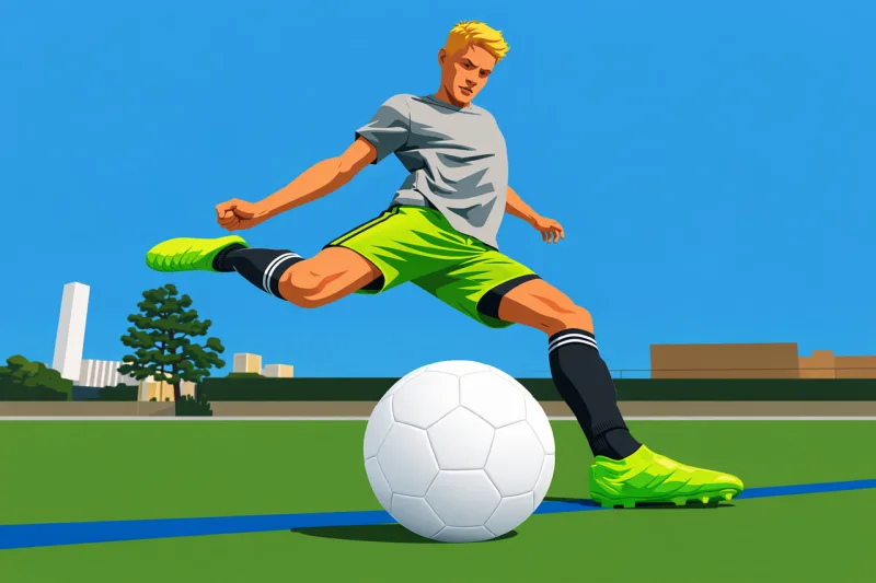 Soccer player Football Athlete Stickdatei – Sport