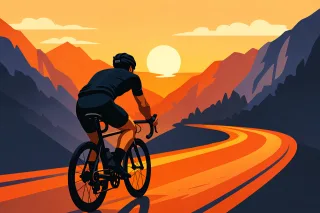 Cyclist Bicycle Road cycling Stickdatei