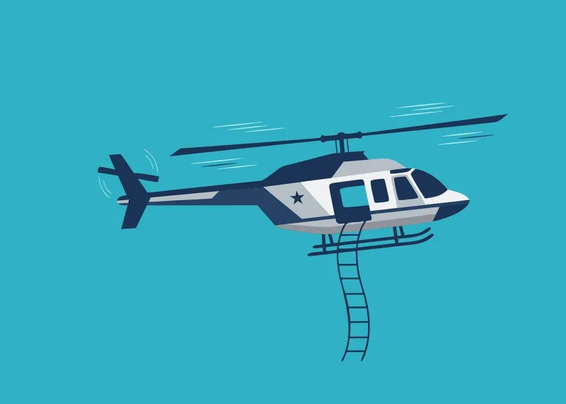 Helicopter Rescue Transport Stickdatei – Fahrzeuge