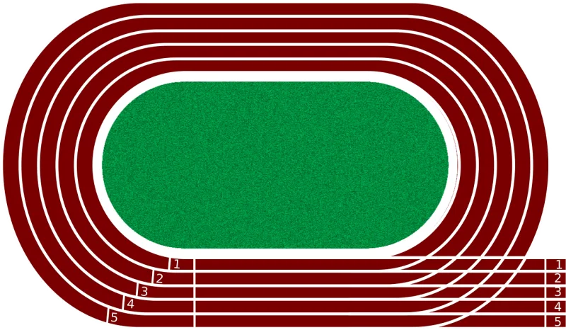Running Track Running track Stickdatei – Sport