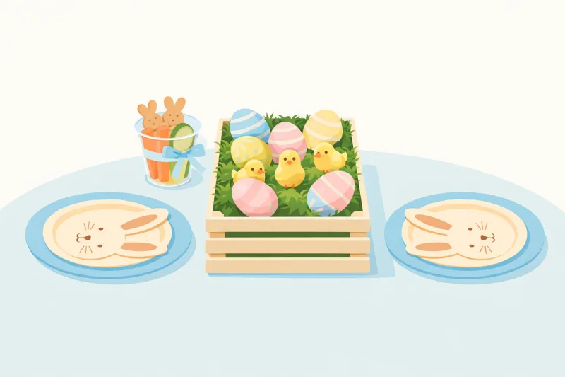 Easter Easter eggs Bunny Stickdatei – Essen & Trinken