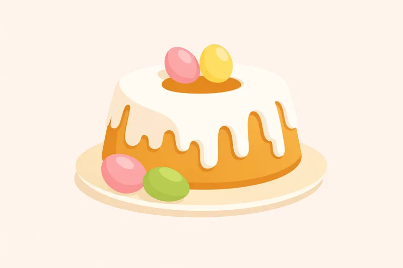 Easter Easter cake Easter dessert Stickdatei – Essen & Trinken