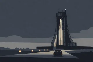 Rocket Space Launch Stickdatei