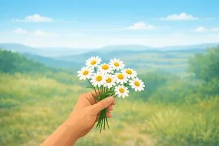 Spring Spring flowers Daisies Stickdatei – Blumen