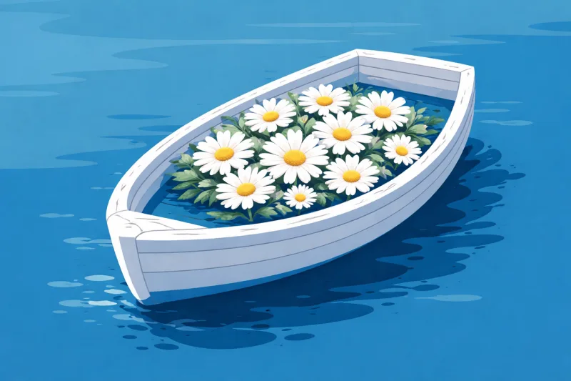 Spring Springtime Daisies Stickdatei – Blumen