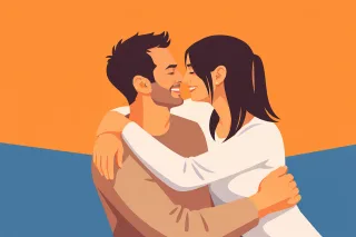 Couple Love Romance Stickdatei