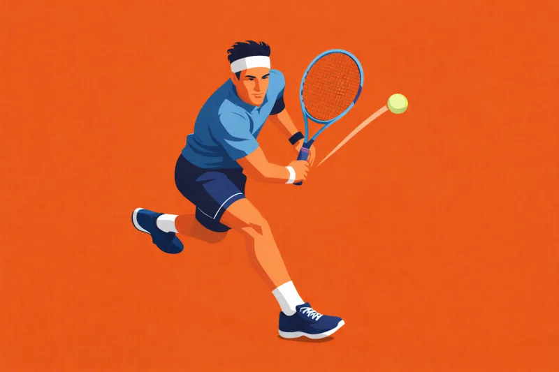 Tennis Tennis player Tennis swing Stickdatei – Sport