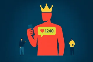 Social media Likes Influence Stickdatei