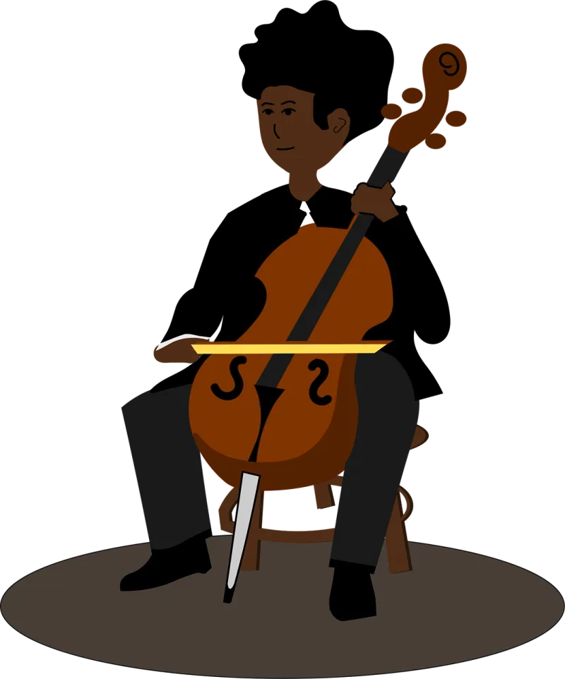 Music Cello Musician Stickdatei – Musik