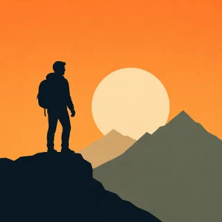 Adventure Explorer Mountains Stickdatei