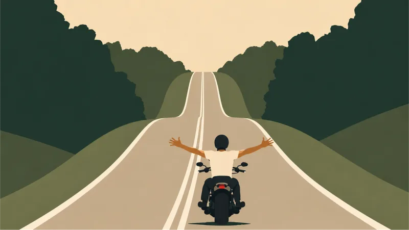 Motorcycle Travel Adventure Stickdatei – Fahrzeuge