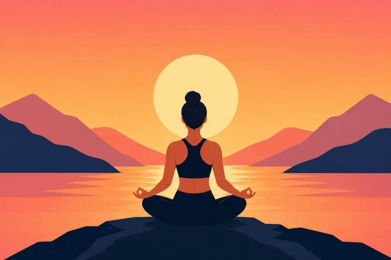 Meditation Yoga Mindfulness Stickdatei – Sport