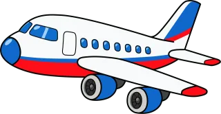 Airplane Drawing Cartoon Stickdatei
