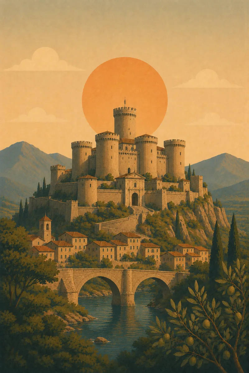 Castle Medieval castle Fortress Stickdatei – Kinder