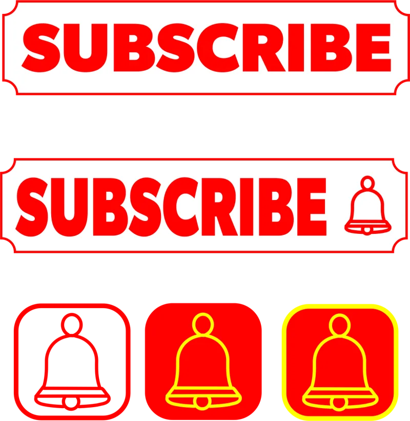Subscribe Bell icon Red Stickdatei – Weihnachten