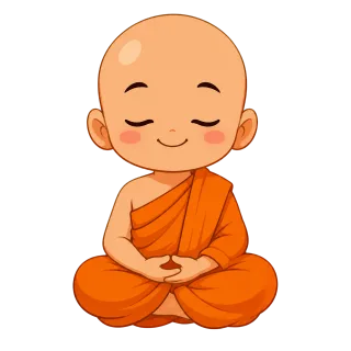 Monk Meditation Zen Stickdatei – Blumen