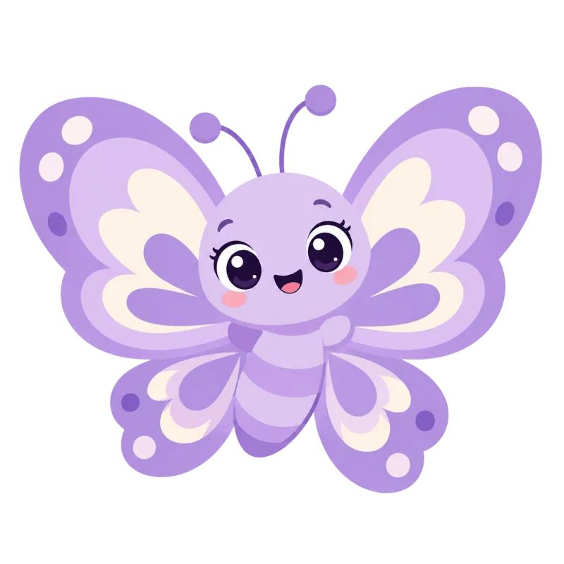 Butterfly Lavender butterfly Cute Stickdatei – Blumen