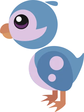 Bird Animal Cute Stickdatei – Natur