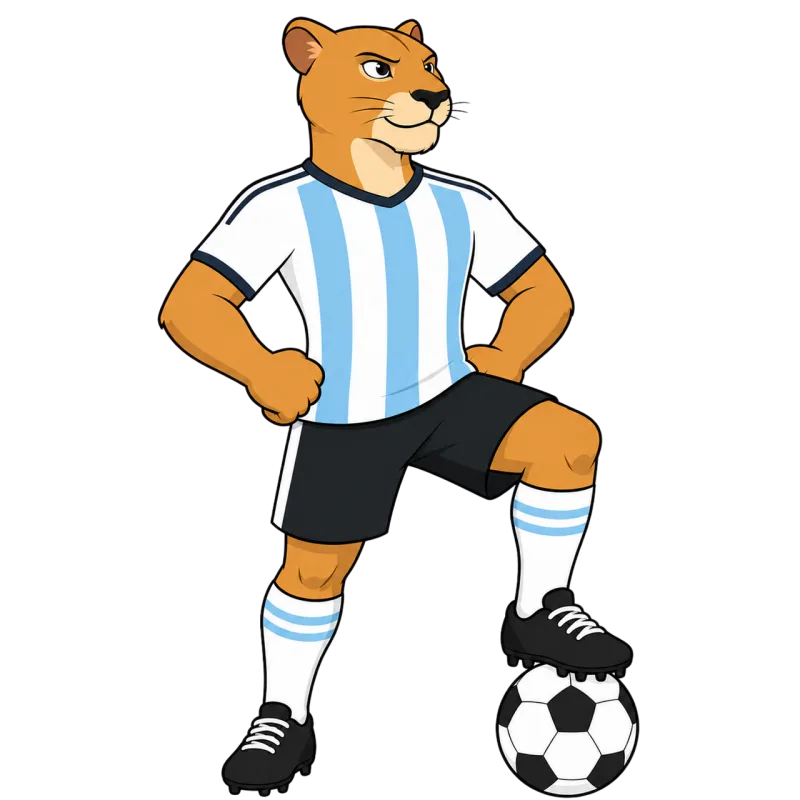 Puma Mascot Football Stickdatei – Sport