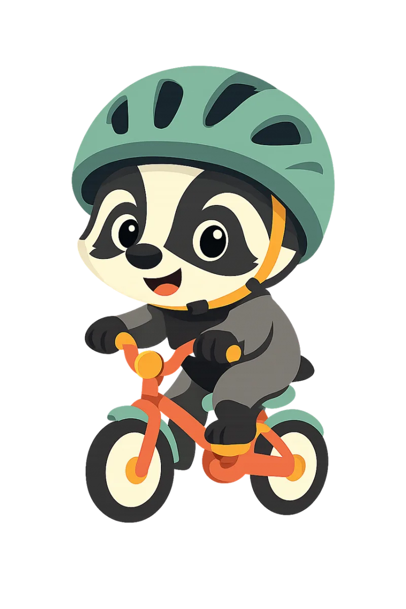 Badger Baby Cycling Stickdatei – Fahrzeuge