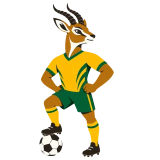 Mascot Antelope Football Stickdatei