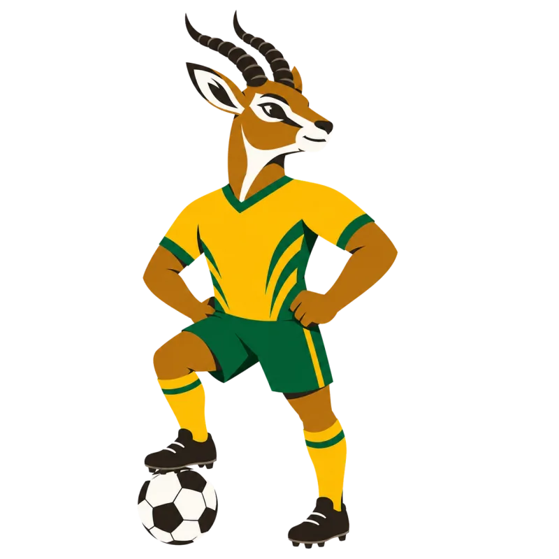 Mascot Antelope Football Stickdatei – Sport