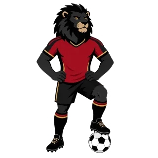 World cup Football Mascot Stickdatei