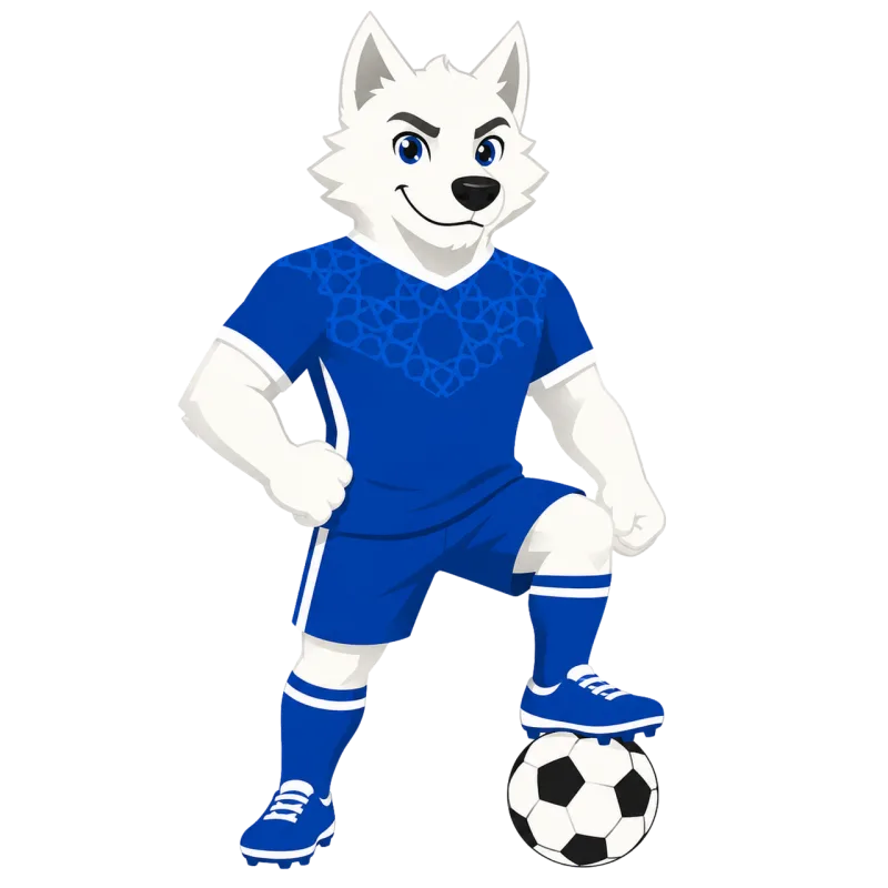 World cup Football Mascot Stickdatei – Sport