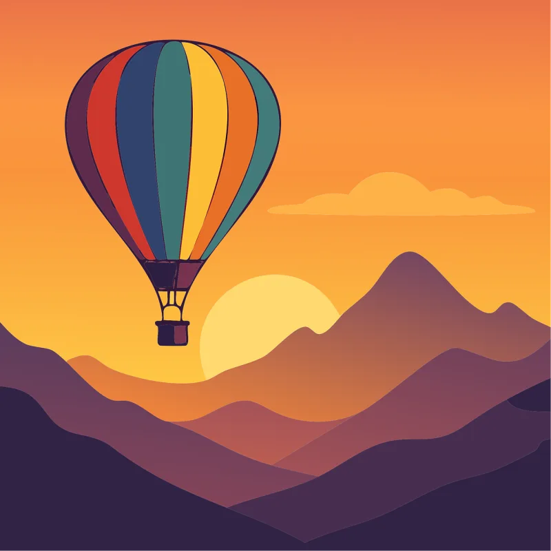 Hot air balloon Balloon Adventure Stickdatei – Kinder