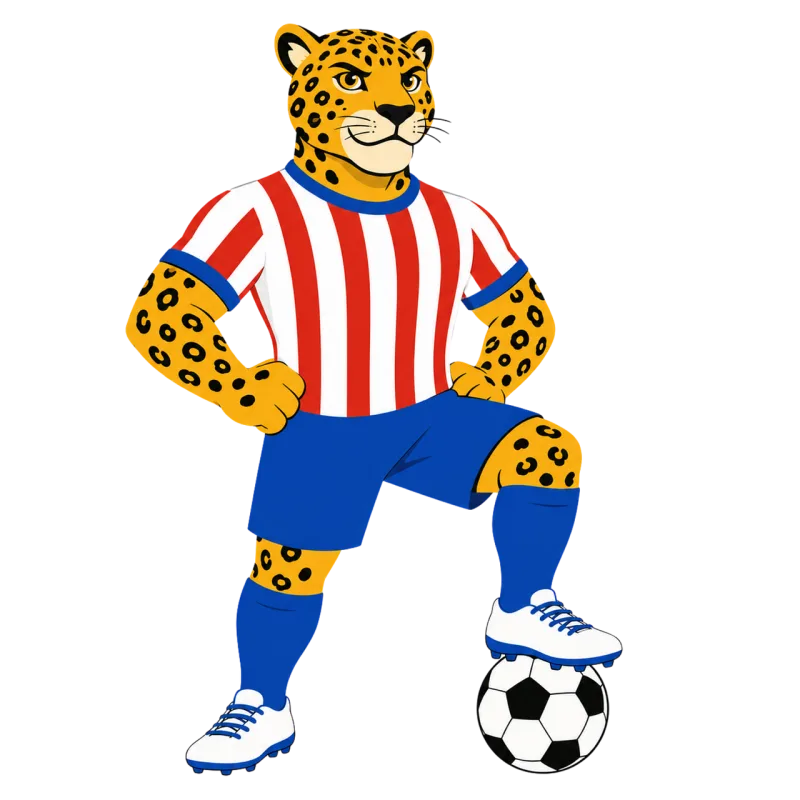 Jaguar Mascot Football Stickdatei – Sport