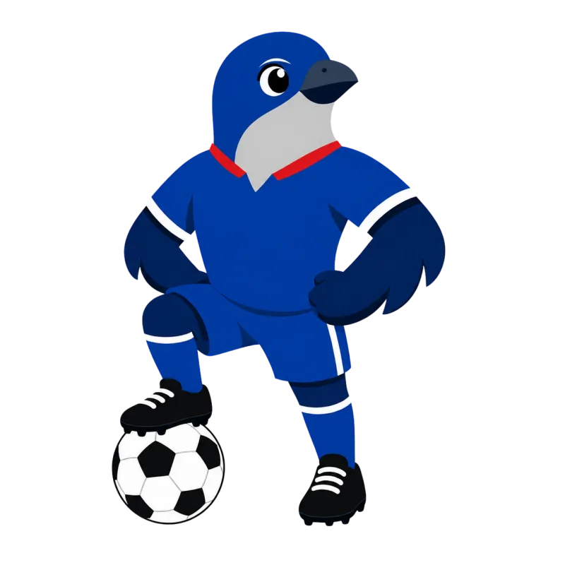 Haiti Trogon Mascot Stickdatei – Sport