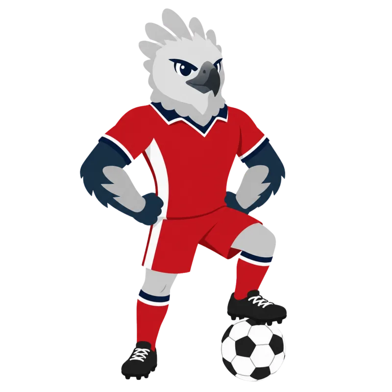 Harpy Eagle Mascot Stickdatei – Sport