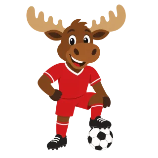 Canada Moose Mascot Stickdatei