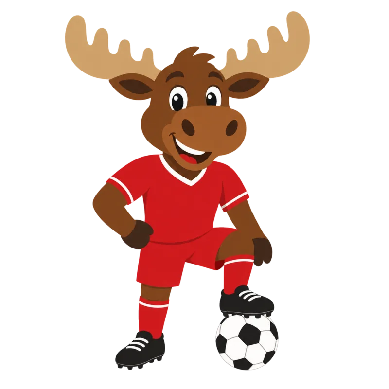 Canada Moose Mascot Stickdatei – Sport