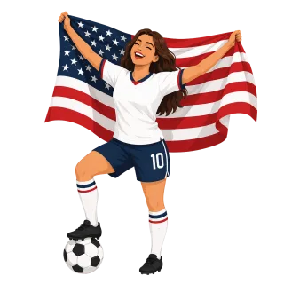 Football Fan National colors Stickdatei