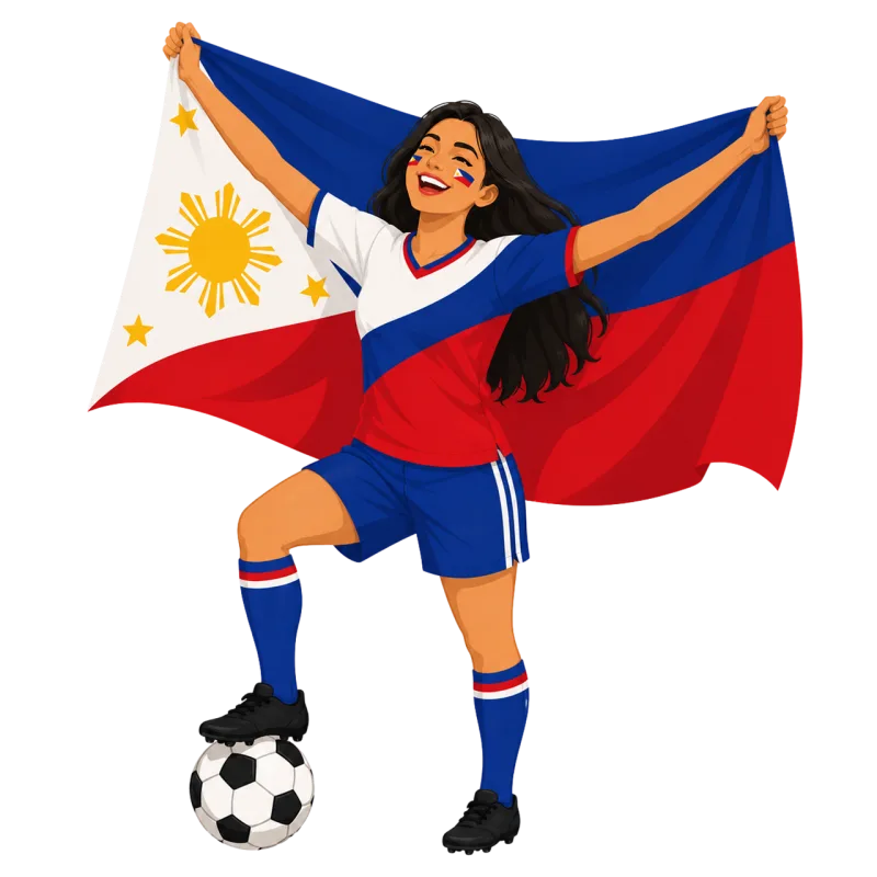 Football Celebration Flag Stickdatei – Sport