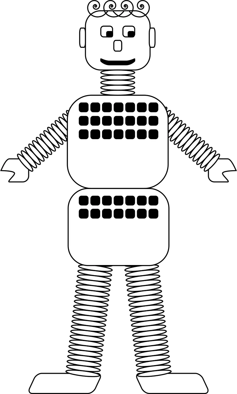 Robot Coil Box Stickdatei – Kinder