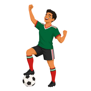 Football World cup Mexico Stickdatei