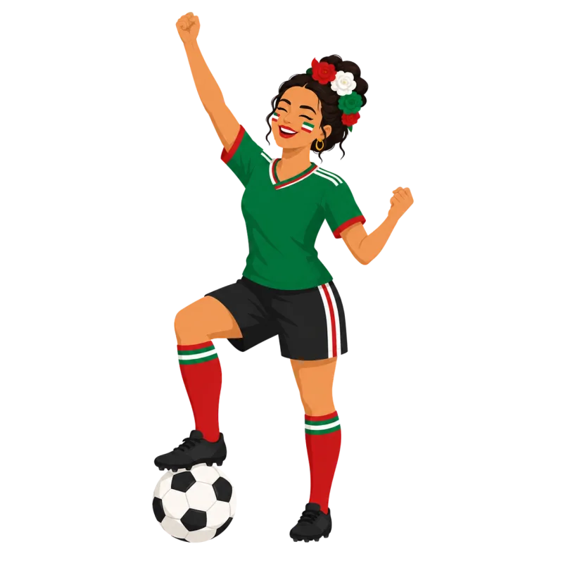 Mexico Mexican Football Stickdatei – Sport