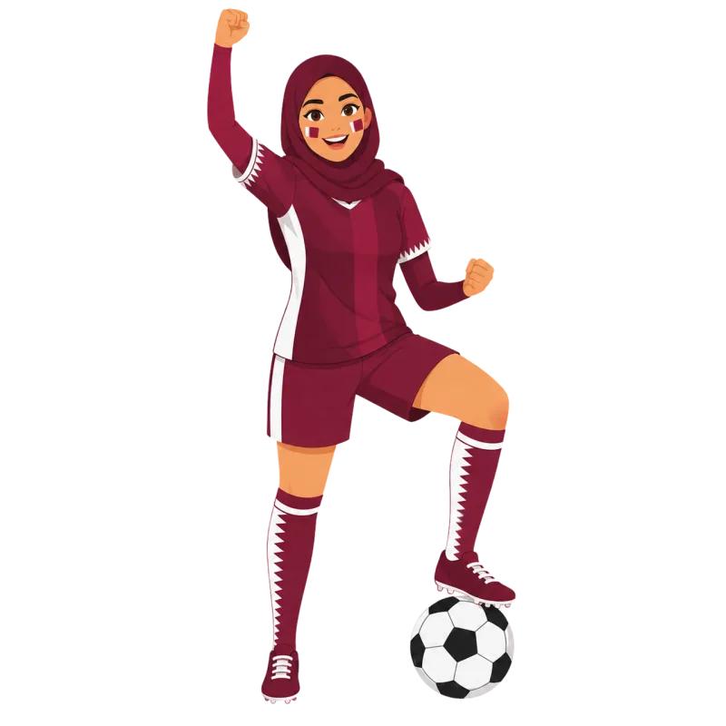 Ai generated Football mascot Vietnam details Stickdatei – Sport