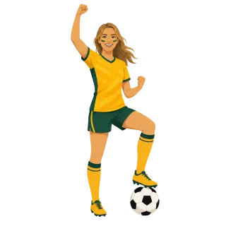 Ai generated Fan Football Stickdatei