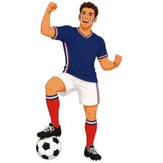 Fan Football France Stickdatei