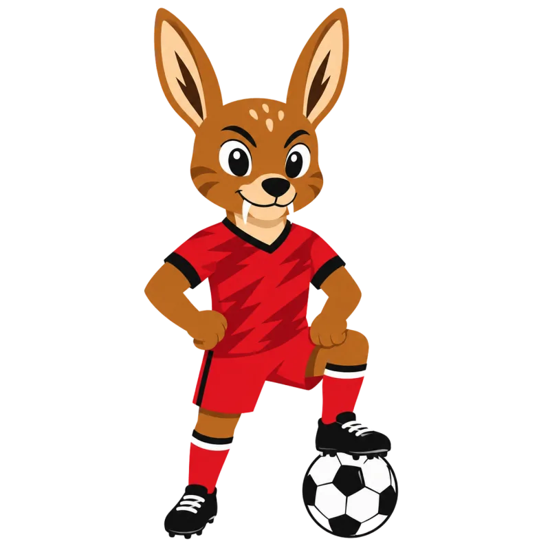 Mascot Deer South korean Stickdatei – Sport