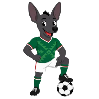 Ai generated Xoloitzcuintli Mexican mascot Stickdatei – Sport