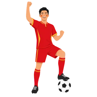 Football Fan China Stickdatei