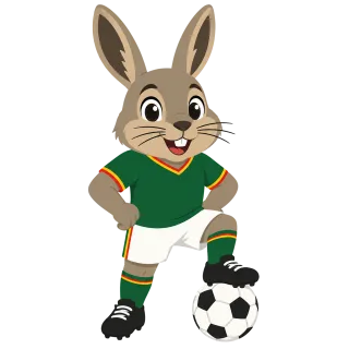 Viscacha Football mascot National team Stickdatei