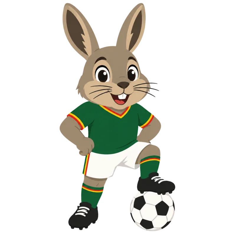 Viscacha Football mascot National team Stickdatei – Sport