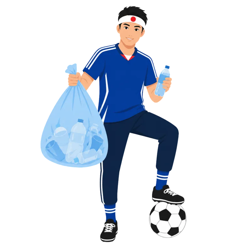 Japan Football Fan Stickdatei – Sport