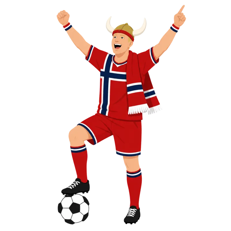 Norway Norwegian supporter Supporter Stickdatei – Sport