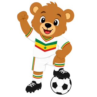 Teddy bear Mascot Football player Stickdatei